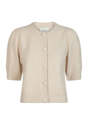 Trudy deco knit cardigan Ivory Neo Noir 